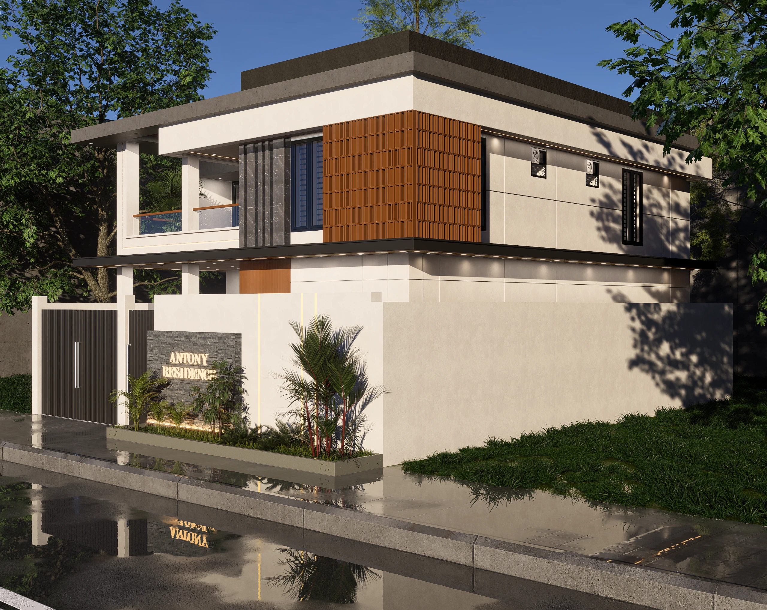 The Contemporary Louvered Villa
