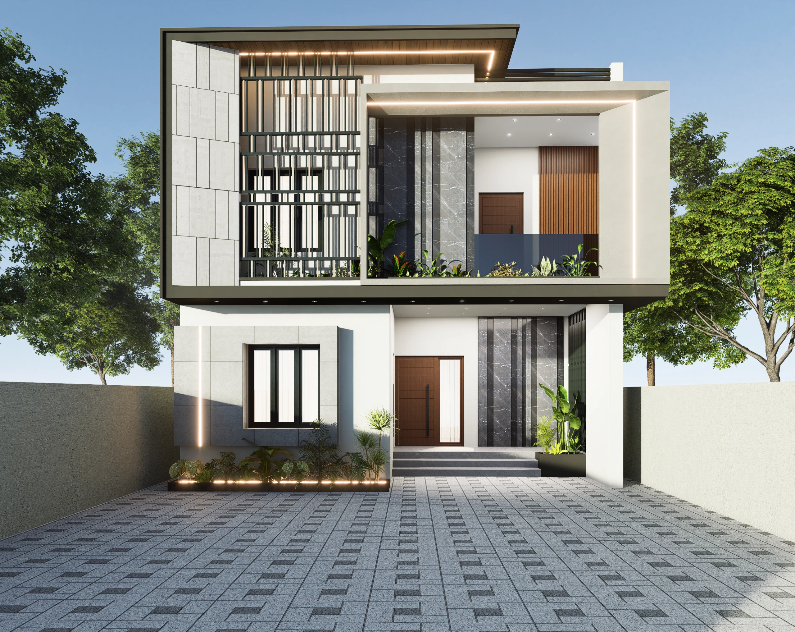 The Monochrome Modern Residence