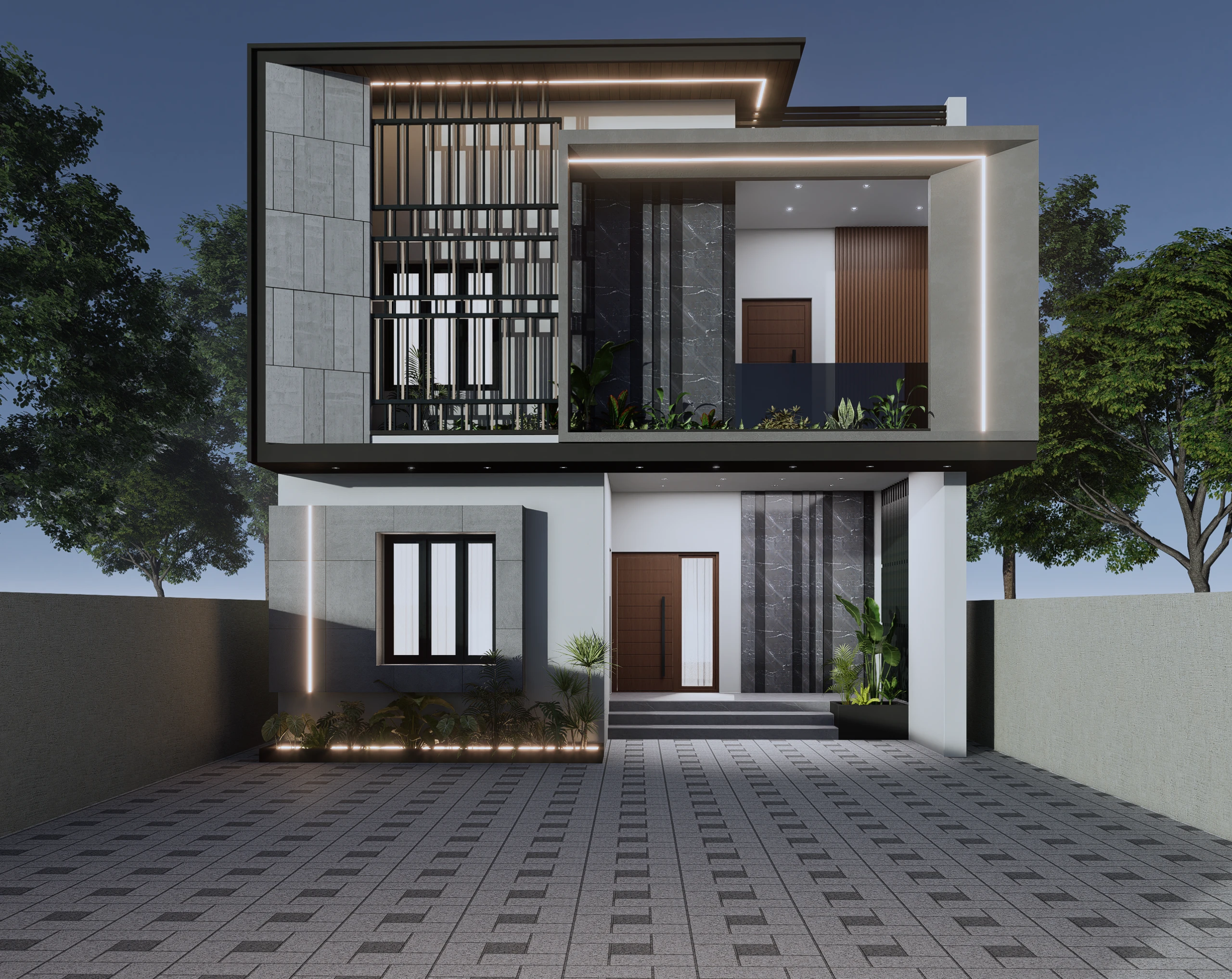 The Monochrome Modern Residence
