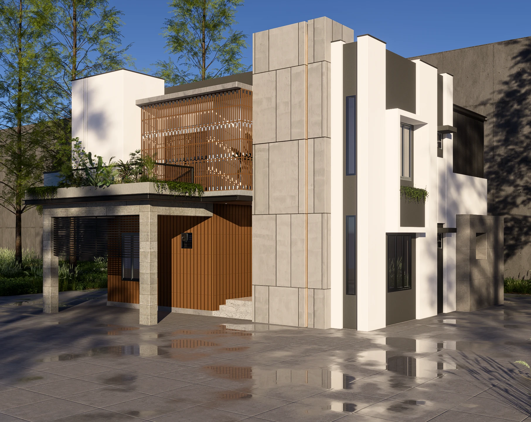 The Tropical Minimalist Villa