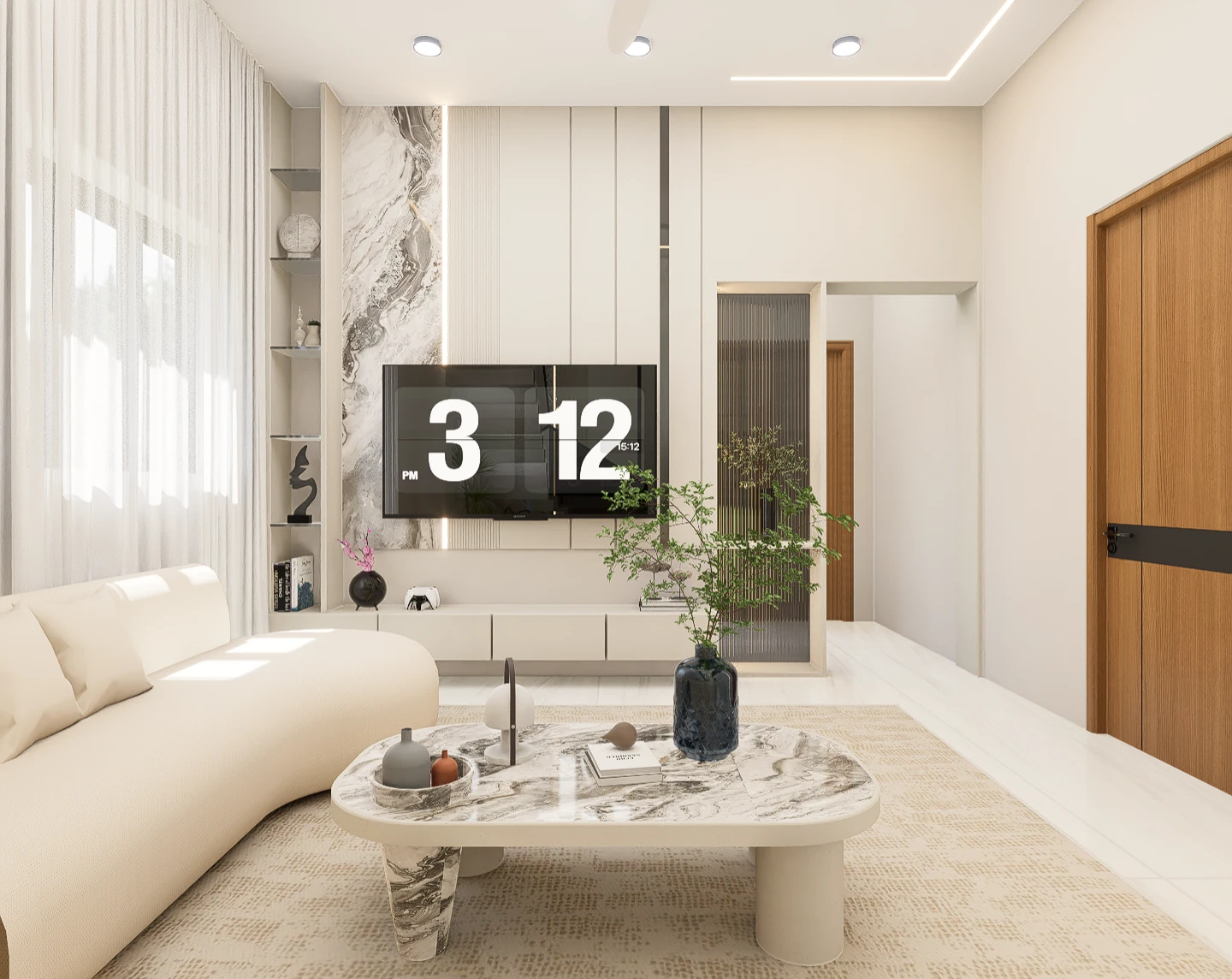 The Monochrome Minimalist Villa