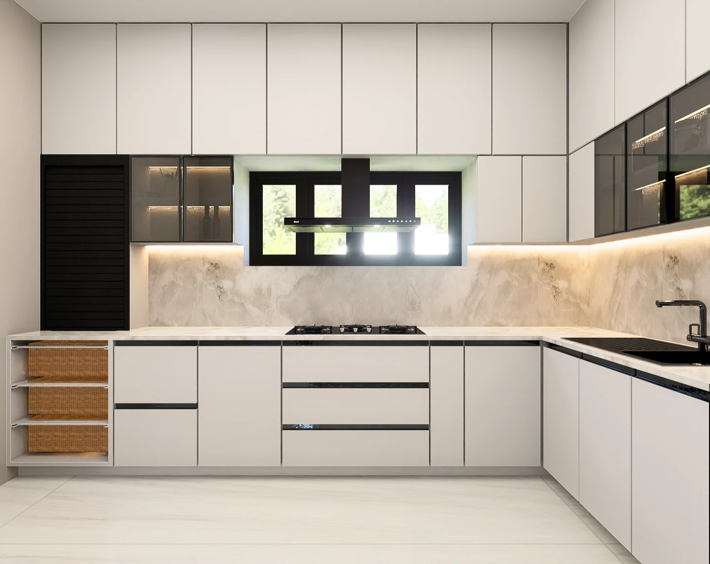 The Monochrome Minimalist Villa