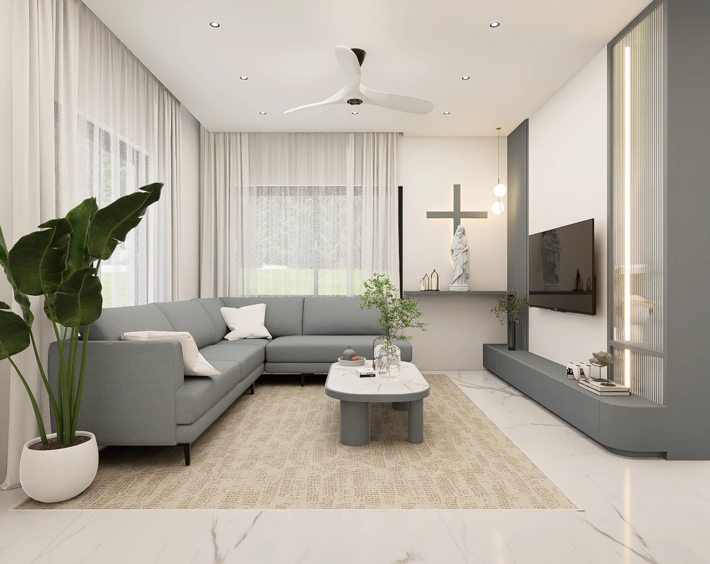 The Luminous Verdant Villa